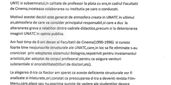 scrisoare gulea