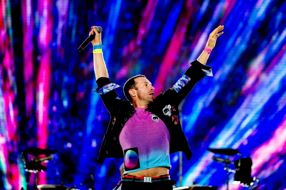 Chris Martin, solistul Coldplay Foto Profimedia