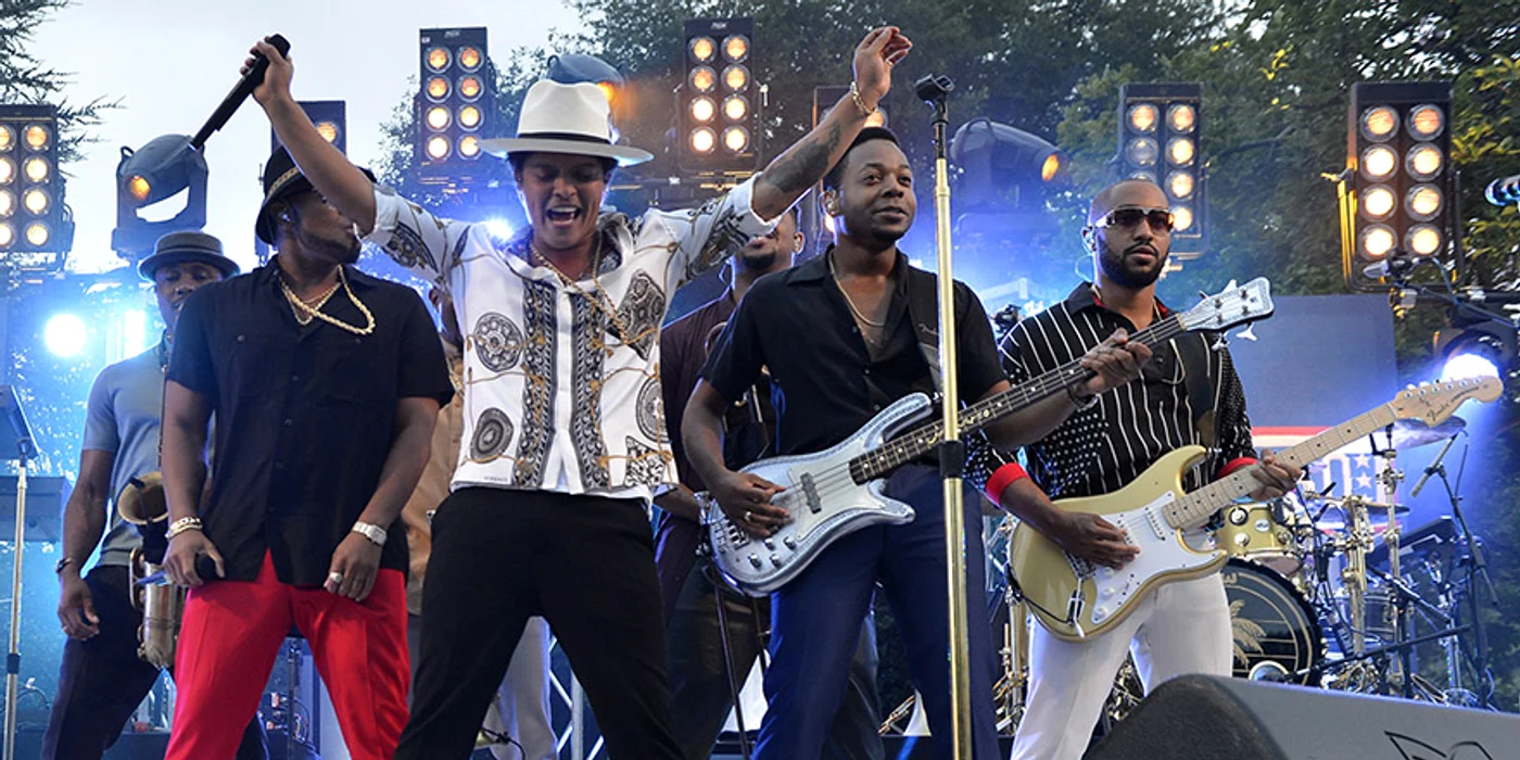 Bruno Mars la concertul de Ziua Americiifoto: USO