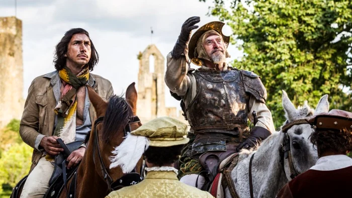 Adam Driver şi Jonathan Pryce în ”The Man Who Killed Don Quixote”                            FOTO: variety.com