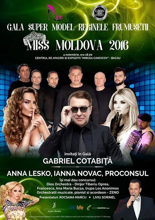 Acesta este afișul spectacolului de pe 4 noiembrie