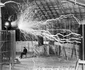 Nikola Tesla în laboratorul său, 1899 jpeg