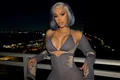 cardi b rochie denim jpg
