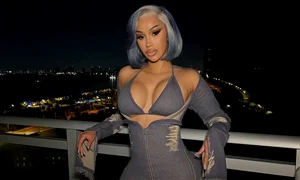 cardi b rochie denim jpg