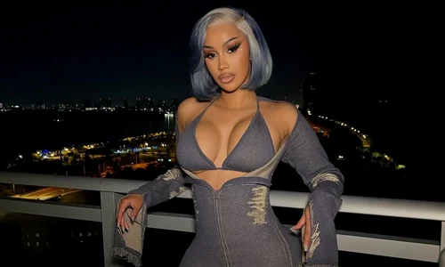 cardi b rochie denim jpg