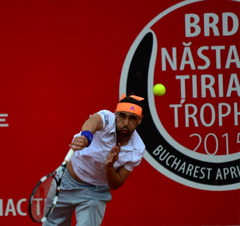 Charismaticul cipriot, Marcos Baghdatis, a părăsit deja BRD Nastase Tiriac Trophy, învins de spaniolul Garcia LopezFoto Click!