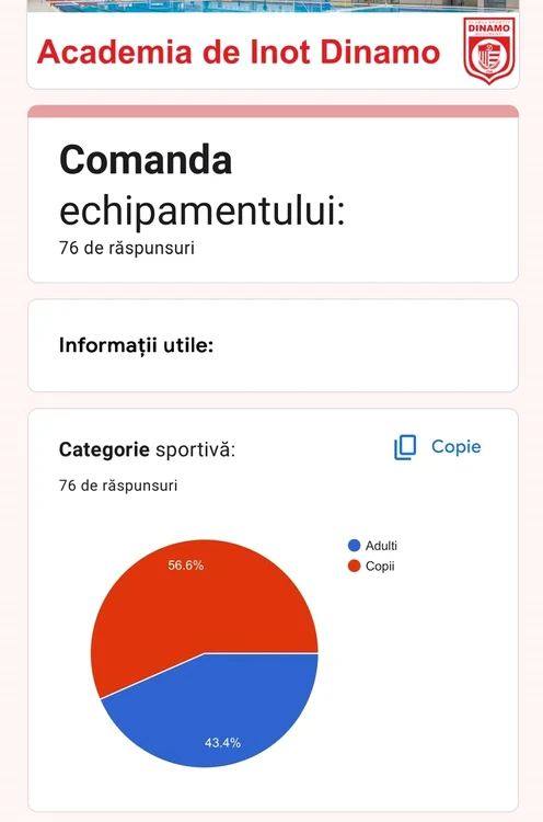 Academia poartă sigla clubului Dinamo