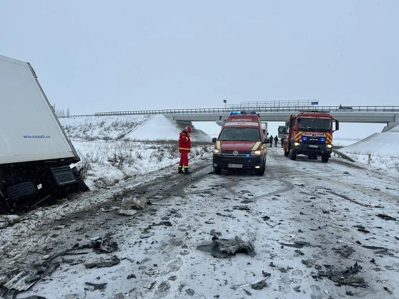 Accident cumplit pe centura Timișoarei. Un tânăr de 31 de ani a murit pe loc