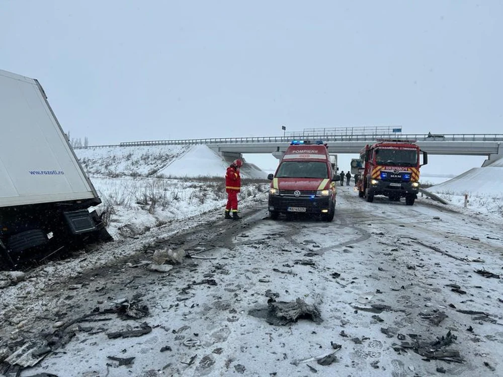 Accident cumplit pe centura Timișoarei. Un tânăr de 31 de ani a murit pe loc