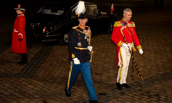 Familia Regala daneza la dineul Ordinului Elefantului  Regina Margrethe a II a, Printul Frederik si Printul Joachim   pagina oficiala (4) jpg