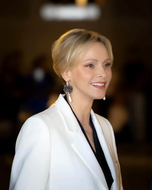 Prințesa Charlene la celebrarea Octombrie Roz, luna conștientizării cancerului la sân   Palatul Princiar (1) jpg
