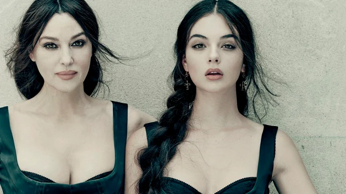 Monica Belluci alături de fiica sa, Deva Sursă foto: Profimedia