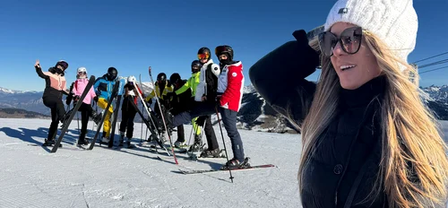 Marcela Fota a rămas fără bagaje la începutul vacanței la schi