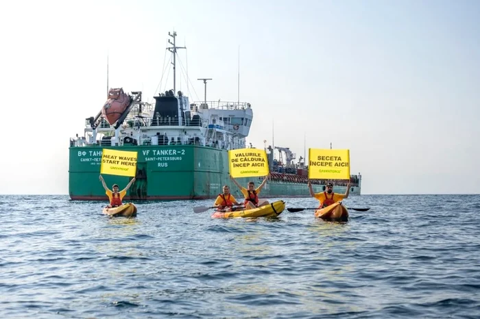 Activiștii Greenpeace au protestat deseori față de proiectul Neptun Deep
