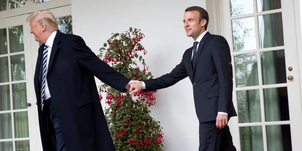 President Trump And First Lady Melania Trump Welcome President Macron And Mrs  Macron To The White House jpeg