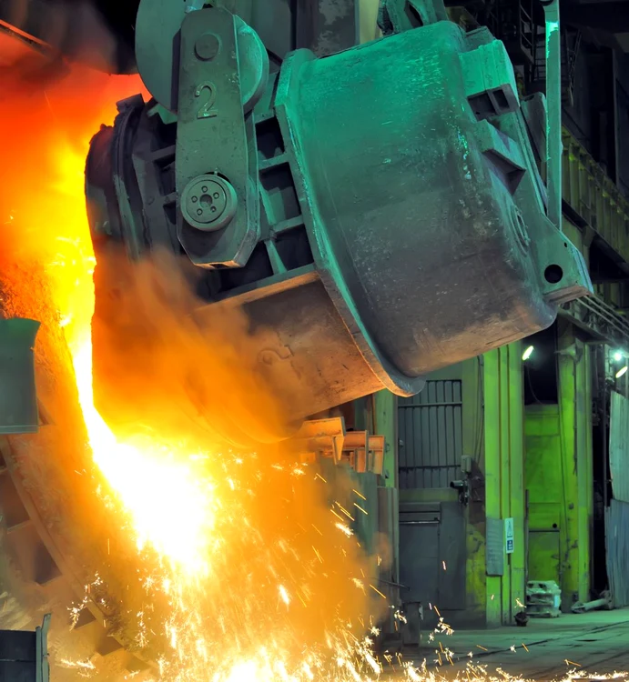 Furnalului nr. 5 de la combinatul siderurgic Galați FOTO: Liberty