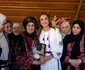 Regina Rania în vizită la un restaurant sătesc