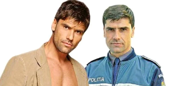 Cele două ipostaze ale comisarului de poliţie Mircea Rusu FOTOCOLAJ Adevărul