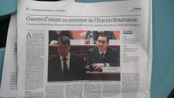 Ziarul Le Monde din 24 iunie