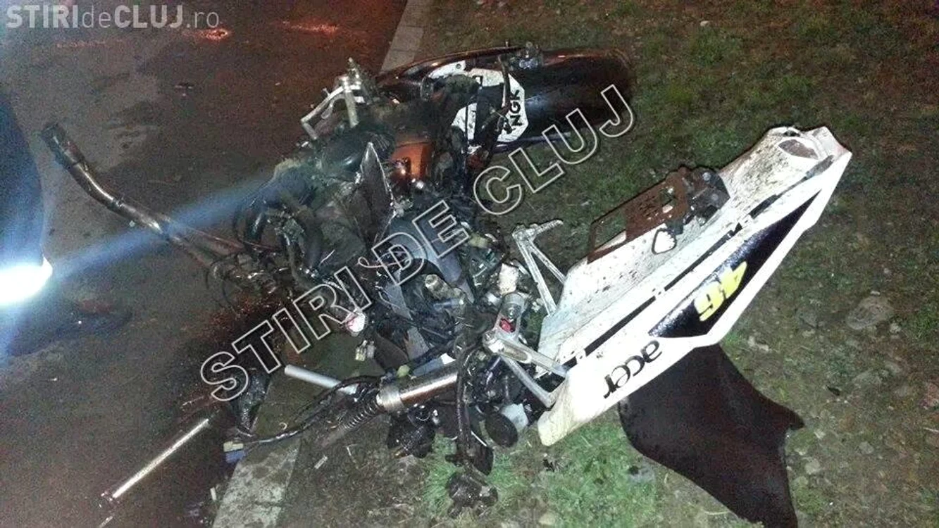 motociclist accident cluj