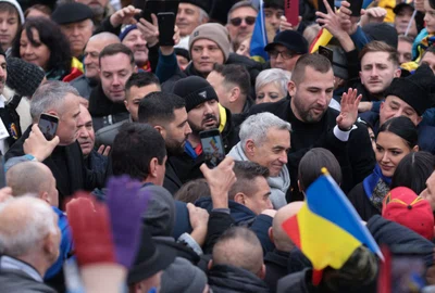 Călin Georgescu la Ziua Unirii Principatelor FOTO Inquam Photos / George Călin 2026 01 24 7499 jpg