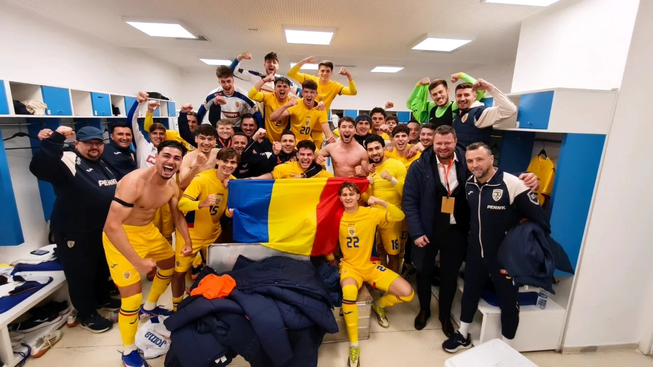 Naționala de tineret, succes în Kosovo. Foto Facebook FRF 