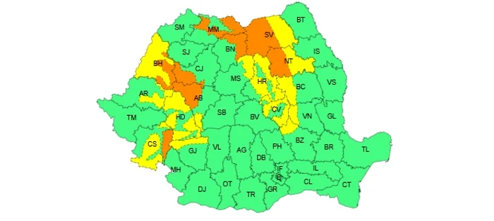 Informare meteorologică Foto: ANM