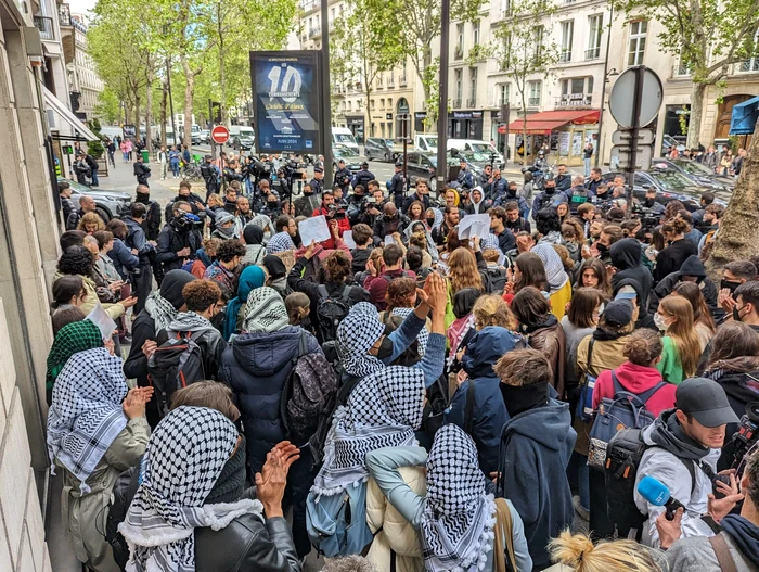 Proteste studențești propalestiene în Franța FOTO PROFIIMEDIA