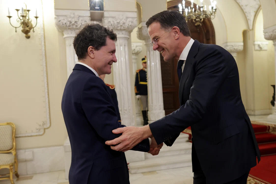 Mark Rutte la București