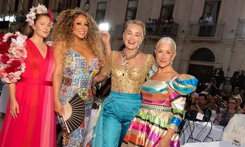 Drew Barrymore, Mariah Carey, Sharon Stone, Helen Mirren show Dolce&Gabbana in Siracusa, Sicilia (1) jpg