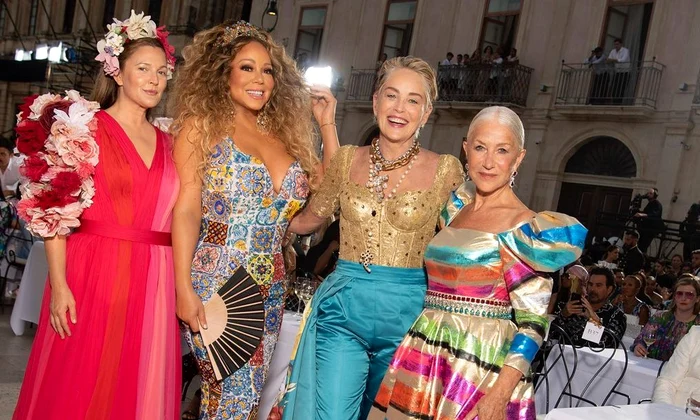 Drew Barrymore, Mariah Carey, Sharon Stone, Helen Mirren show Dolce&Gabbana in Siracusa, Sicilia (1) jpg