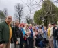 Anca Pandrea, petrecere cu tort și șampanie la mormântul lui Iurie Darie / foto: Viva.ro
