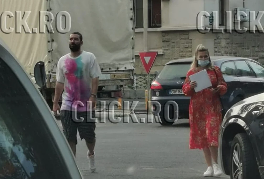 Gina Pistol și Smiley au mers împreună la o clinică privată de obstretrică-ginecologie din centrul Capitaleifoto: BLITZ