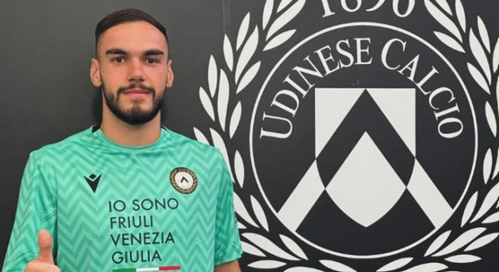 Răzvan Sava a semnat cu Udinese în urmă cu o lună. Foto Facebook