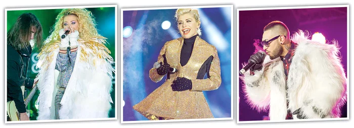 Delia Matache a luat 7.000 € pentru 15 minute de cântat. Loredana a plecat acasă cu 15.000 €. Alex Velea a înfruntat gerul cu o haină de blană de senzaţie