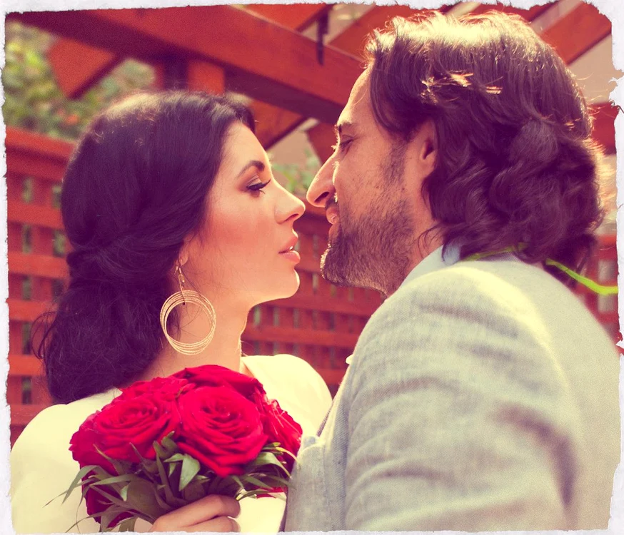 Denis Ştefan şi "bebeluşa" Cristina