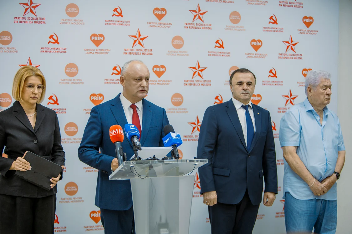 PSRM nu recunoaște rezultatul alegerilor parlamentare din Rep. Moldova. FOTO: Socialistii.md