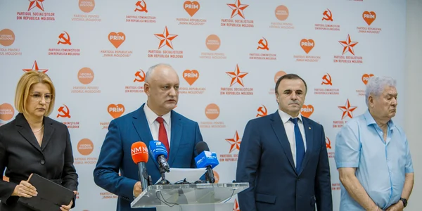 Irina Vlah Igor Dodon Vasile Tarlev Vladimir Voronin FOTO Socialistii md jpg