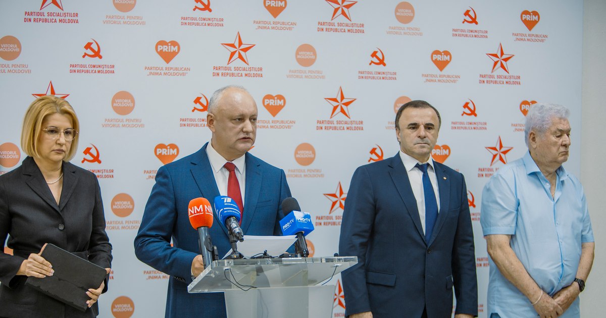 Vladimir Voronin părăsește Blocul „Patriotic” din Moldova
