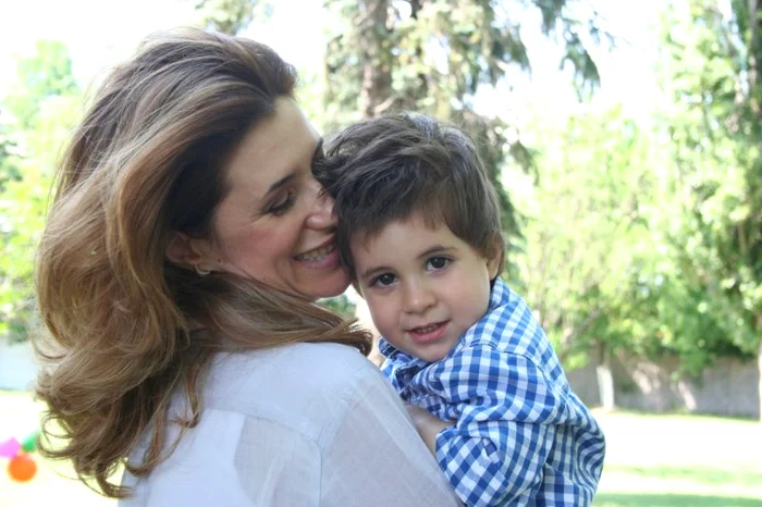 Iuliana Tudor si fiul ei