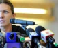 Simona Halep a sosit pe aeroportul Henri Coanda dupa participarea sa la turneul de la Beijing turneu la finalul caruia a urcat pe locul 1 ATP FOTO Mediafax / Marian Ilie 