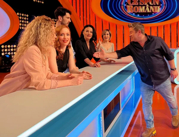 Pavel Bartos a venit si el la filmarile pentru Ce spun romanii/ foto Facebook