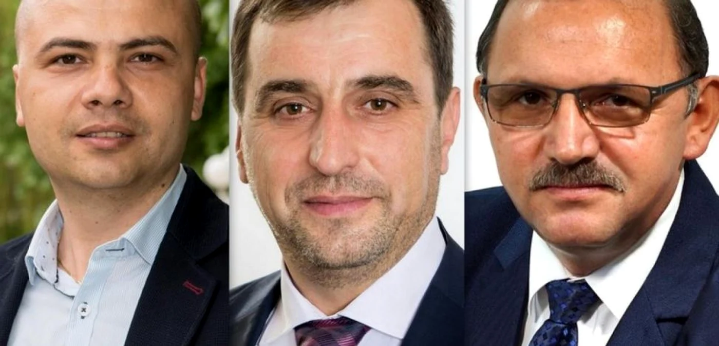 Iulius Bedea, Emil Rîşteiu şi Pavel Haţegan.