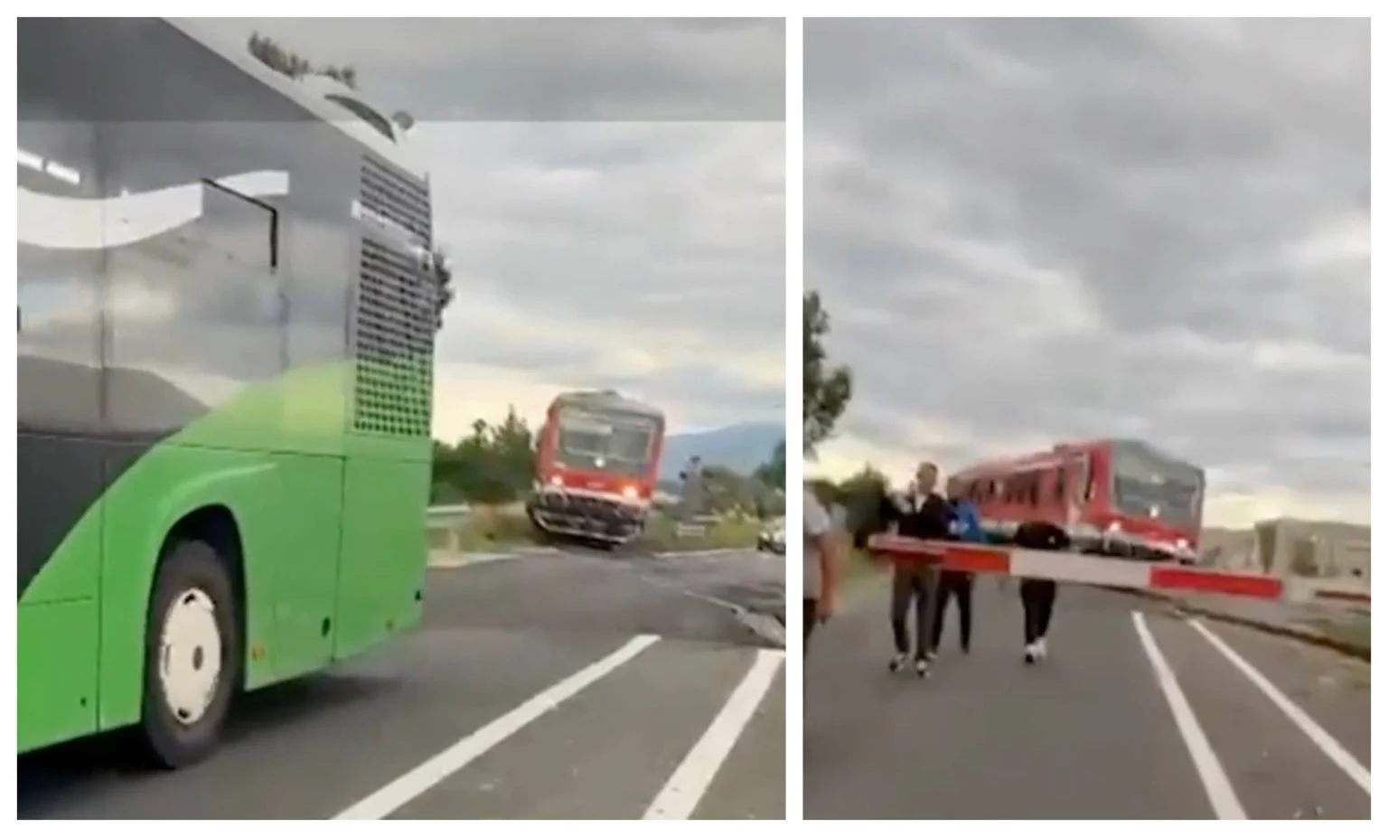 Autobuz cu pasageri, blocat pe calea ferată la Brașov: gestul care a salvat călătorii. „Șoferul a procedat corect”, dar a rămas fără permis