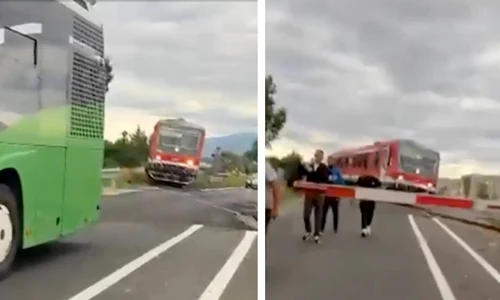 autobuz blocat brasov FOTO Captură video Observator