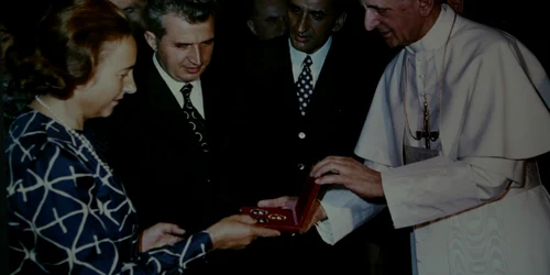 Nicolae Ceaușescu, primit de Papa Paul al VI-lea la Vatican (FOTO: Arhivele Naționale)