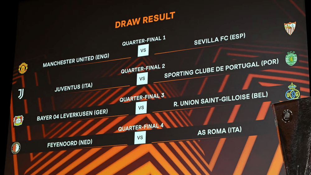 Europa League, tragerea la sorți a ”sferturilor”. Manchester United a dat peste cel mai greu adversar 