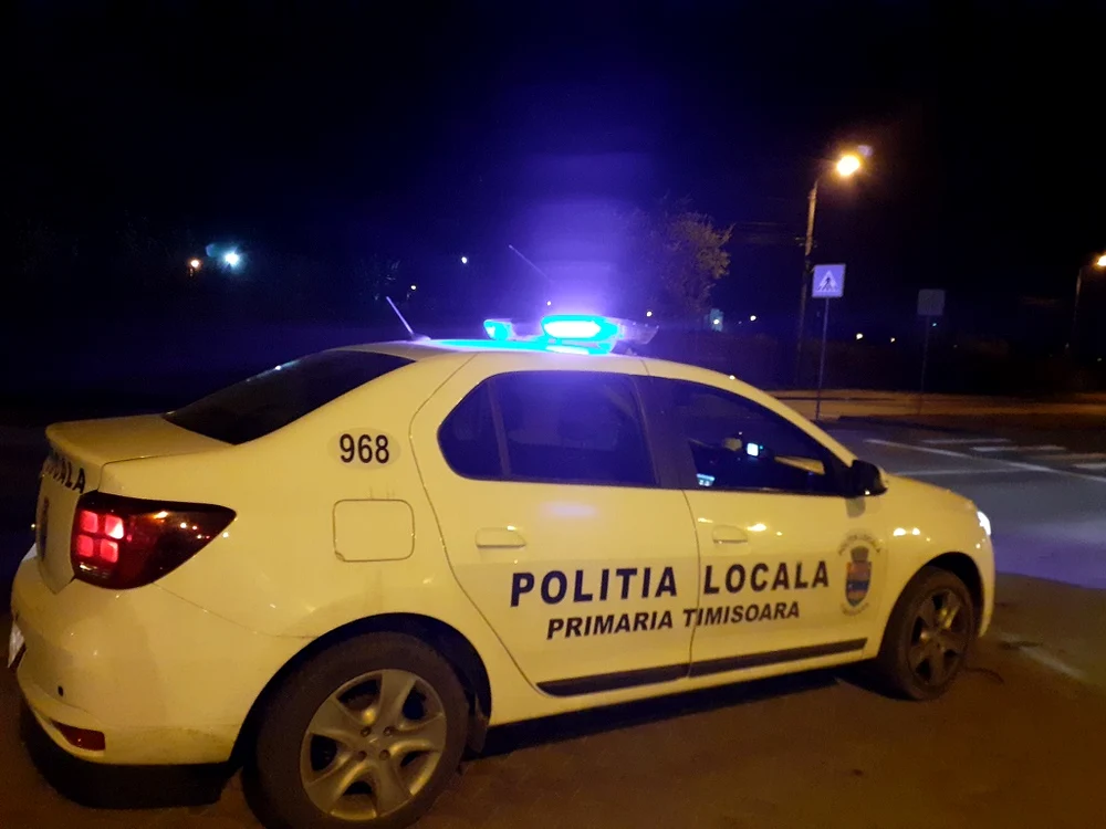 Mașina Poliție Locala Timișoara FOTO Poliția Locala