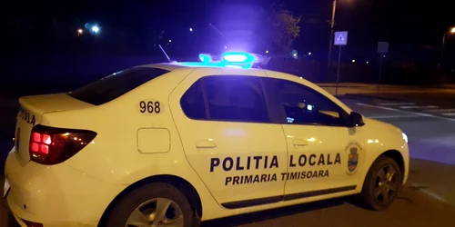 Mașina Poliție Locala Timișoara FOTO Poliția Locala