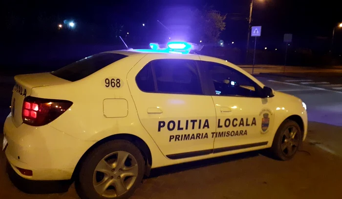 Mașină a Poliției Locale Timișoara FOTO Poliția Locală